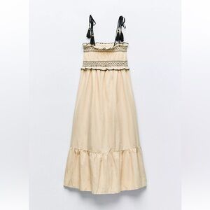 NWT Zara Stretch Top Midi Dress